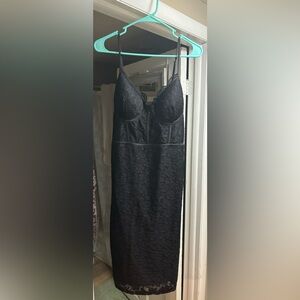 Charlotte Russe lace black dress size large